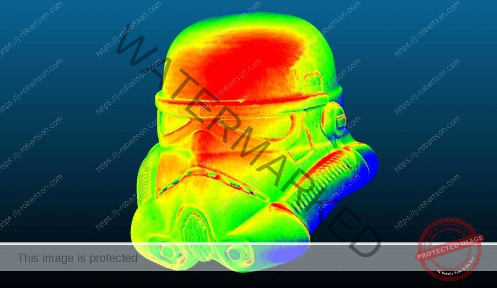 analysised Storm troopers helmet