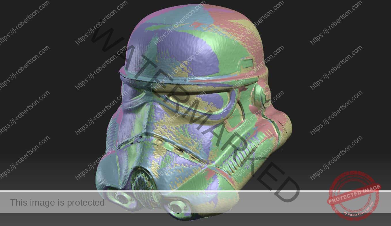 storm trooper helmet scan data