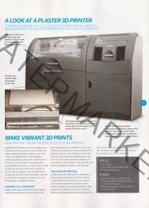 3D printing magazine artical